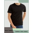 thumbnail image 2 of Stylish Cotton Short Sleeve T-Shirt with 'Ana de Armas' Script & Leaf - Casual Vintage Design, 2 of 5