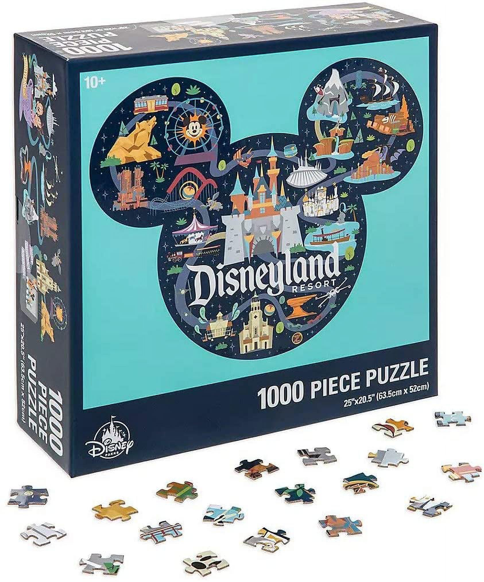 Disneyland Mickey Mouse Icon Disney Park Map Puzzle - 1000 Pieces - image 2 of 2