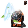 thumbnail image 1 of Camping LED Ventilateur de Camping avec Lanterne Ventilateur de Table Portable Rechargeable USB, Ventilateur Alimenté par Batterie Rotation à Tête 270° & Vitesse Progressive pour Accessoires Chambre, Table, Tente, Voyage 7800mAh, 1 of 7