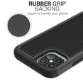 thumbnail image 3 of CoverON Apple iPhone 12 Pro Max Case, Slim Rugged Grip Hard Phone Cover, Black, 3 of 8