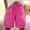 Hot Pink, variant on Bermuda Shorts for Women Knee Length Only Moment Bermuda Shorts for Women Knee Length Nylon,Spandex Casual Loose Elastic Waist Drawstring Beach Cover Up Shorts Black,XL