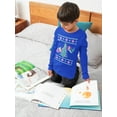 thumbnail image 3 of Old Glory Mermaid Tree Ugly Christmas Sweater Youth Long Sleeve T Shirt, 3 of 6