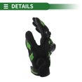 thumbnail image 3 of Unique Bargains Universal Riding Gloves Liners All Finger Gloves XXL for Motorcycle Cycling Polar Fleece Black Green, 3 of 6