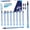 Blue-1ml, variant on Gufastore 30 Pack 20ml Plastic Syringe for Scientific Labs, Measuring Liquids, Feeding Pets, Oil or Glue Applicator