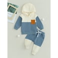 thumbnail image 3 of Infant Baby Boy Outfits 6M 12M 18M 24M 3Y Baby Boy Hoodies Sweatshirt + Drawstring Pants Baby Boy Fall Winter Clothes Set, 3 of 9