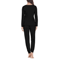thumbnail image 3 of Renewold Size XS Pajamas for Women Thermal Sweatsuit for Fall Spring Yoga 2 Piece Home Life Sunflower Pullover Tops Set Loose Fitting PJ Leisure Nightwear Size 5XL, 3 of 4