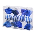 thumbnail image 2 of Fiudx Colgante Navideño con Diseño de Caramelo Vibrante, Plástico Ecológico, Galvanoplastia Brillante, Decoración Navideña Multifuncional, Escaparates, Adornos para Árboles, Tamaño 11,5 X 5 X 4 Cm, 2 of 6