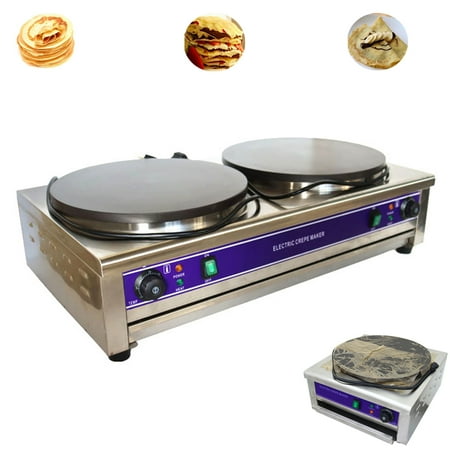 

INTBUYING Electric Crepe Maker Nonstick Pancake Making Machine