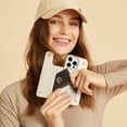 thumbnail image 3 of Funda tipo cartera CUSTYPE para iPhone 16 Pro Max con tarjetero, color beige, 3 of 9