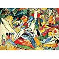 thumbnail image 3 of D-Toys Sketch for Composition II by Artist Kandinsky 1000 Piece Contemporary and Modern Art Jigsaw Puzzle, 3 of 3