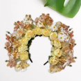 thumbnail image 6 of Milageto Han Chinese Flower Headband Elegant for Phtoo Props Special Occasion Parties yellow, 6 of 8