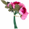 thumbnail image 3 of Arreglo de ramo vintage Ramo de flores de peonía artificial Decoración de boda oscura, 3 of 5
