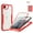 Red, variant on For iPhone 16e Case Compatible with MagSafe, Built-in Screen Protector [Support Fingerprint ID & Wireless Charger] Full-Body Slim Style Clear Soft Magnetic Phone Case,Pink