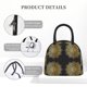 thumbnail image 4 of Balery Gold Mandala Bolsa de Almuerzo para Mujeres, Caja de Almuerzo, Bolsa de Almuerzo Pequeña Impermeable, Tote de Almuerzo Reutilizable con Gran Capacidad, 4 of 6