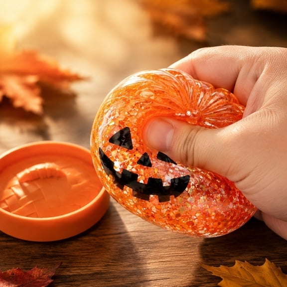 Halloween Dumpling Squishy Toys,Cute Pumpkin Ghost Stress Balls with Mini Steamers,Spooky Kawaii Sensory Fidget Squeeze Toys Set for Party Favors