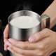 thumbnail image 4 of Tazas de café para acampar, taza irrompible de acero inoxidable de doble pared con asa, juego de 2, 4 of 7
