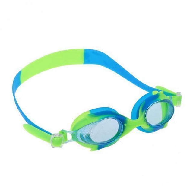 Paquete de 2 Gafas de natación Zulema antivaho de silicona unisex para niños color azul y verde