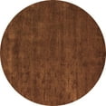 thumbnail image 1 of Ahgly Company Indoor Round Abstract Brown Modern Area Rugs, 7' Round, 1 of 4
