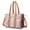 Pioneer Flower Floral-3, variant on Teacher Tote Bag,Pioneer Flower Floral Print Pattern Teacher Utility Tote Bag,Large Work Tote Bags for Women with Multiple Pockets,Top Zipper Closure,13.8x10.6x6.7 Inch