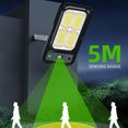 thumbnail image 4 of Clearance! Boovnll Solar Wall Lights Outdoor, Motion Sensor & Remote Control, Waterproof 3 Mode Outdoor Wall Lights for Garden, Patio, Garage, Front Yard, Fence, Solar Lights Outdoor, 4 of 9