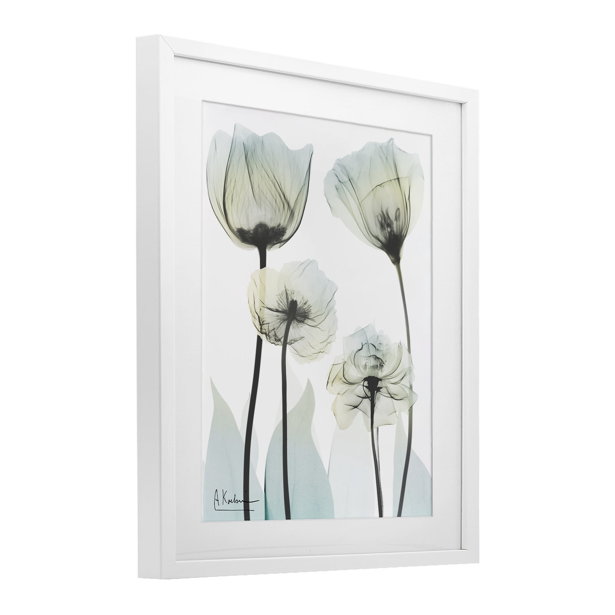 Stupell Industries Floral Luxury Of Creation White Framed Print Under Glass, design by Albert Koetsier