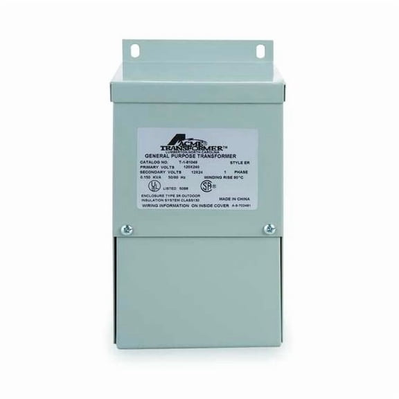Buck Boost Transformer, 750 VA, NEMA 3R, 24/48V AC, 240/480V AC
