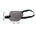 thumbnail image 4 of Unique Bargains 1 Pc Adjustment Buckle 3D Sleep Mask Soft 3D Eye Shade Cover for Rest Gray Right Eye, 4 of 6
