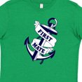 thumbnail image 3 of Inktastic First Mate with Anchor and Banner Youth T-Shirt, 3 of 4