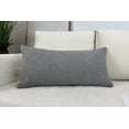 thumbnail image 6 of Aiking Pack of 2 Soft Decorative Knitted Double-Cable Sweater Cozy Throw Pillow Covers, 14x26 inch, Gray, 6 of 6