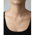 thumbnail image 3 of Zuwelria S925 Real Silver Beautiful Plain Pendant Necklace for women Gift Propose 18K Yellow Gold Plated Over Silver Necklaces, 3 of 8