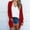 Red loose fit cardigan women a1, variant on Yrmaups Loose Fit Long Sleeve Cardigan for Women, Casual V Neck Blouse, Flowy Soft Knit Cover Up for Beach Travel Office Daily Wear, White S