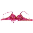 thumbnail image 1 of Disfraz de de danza del vientre con lentejues para mujer Tops Appare única Rosa Macarena Sujetador para danza del vientre, 1 of 8