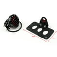 thumbnail image 5 of Bobber Vintage Retro Side Axle License Plate Grille Tail Light For Harley Custom, 5 of 5