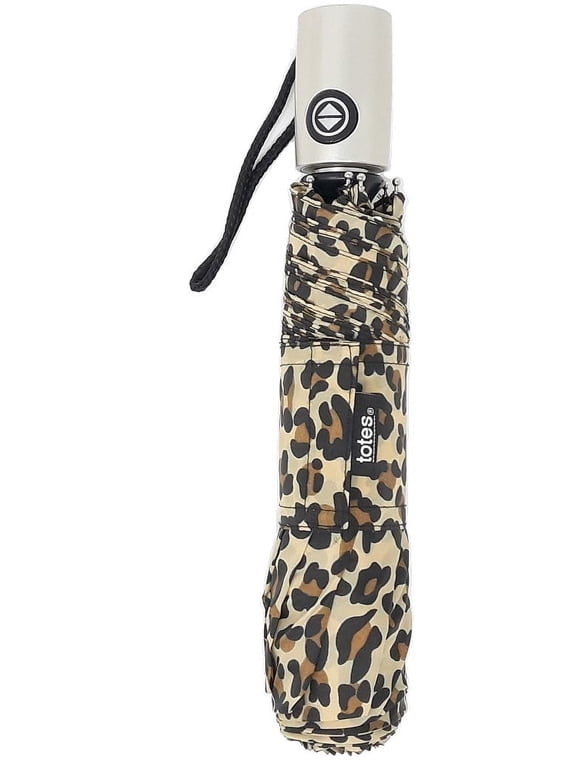 NeverWet technology, Auto Open Auto Close, Leopard 43" arc Umbrella, Medium