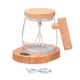 thumbnail image 1 of Taza mezcladora automática para café, leche y proteína en polvo con tapa de madera Claro, 1 of 9