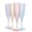 Colorful-12, variant on 12 Colorful Plastic Champagne Flutes, 6 Oz Disposable Party Toast Cups