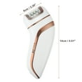 thumbnail image 4 of Unique Bargains 3 in 1 Electric Epilator Cordless Electric Hair Remover Rechargeable White, 4 of 8