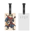 thumbnail image 5 of Kdxio Samurai Frog Guitar Luggage Tags Privacy Cover ID Label Suitcase Tags Identifiers For School Bags,Suitcases, 5 of 7