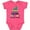 Vintage Hot Pink, variant on Inktastic Future Bookworm Like My Mommy Boys or Girls Baby Bodysuit