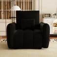 thumbnail image 2 of Contemporary Black Teddy Sofa with Cotton Filler | Adds Style to Primary Living Spaces, 2 of 6