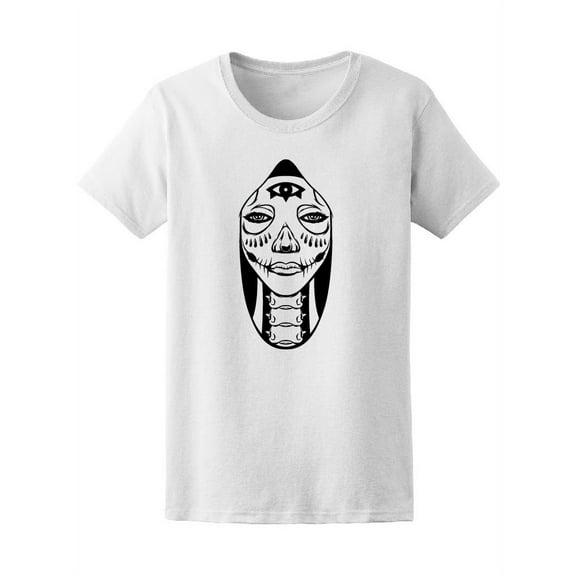 Tribal Ghost Woman T-Shirt Women -Image by Shutterstock, Female Small