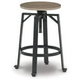 thumbnail image 3 of Signature Design by Ashley Furniture Lesterton Swivel Stool (2/CN), Light Brown/Black, 3 of 5
