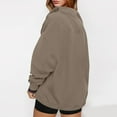 thumbnail image 5 of Yangnuo Women's Oversized Sweatshirts Long Sleeve Stand Collar Pullover, 5 of 5