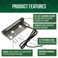 thumbnail image 4 of 10-Pack GKOplus UL Listed Hardscape Light, Paver Wall Light, 6.8 Inches Long, Integrated 4W 2700K LED Light Source, LED Step Light, Solid Powder Coated Die-cast Aluminum Housing, Low Voltage 12V AC/DC, 4 of 5