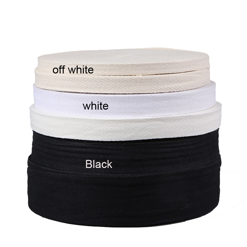 Cotton Twill Tape Cotton Ribbon Bias Tape Sewing DIY Craft Gift Wrapping  Packing Garment Accessories(3/8,110 Yards) 