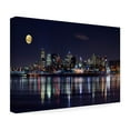 thumbnail image 3 of Trademark Fine Art Yuppidu Montreal Night Canvas Wall Art - 16x24, 3 of 5