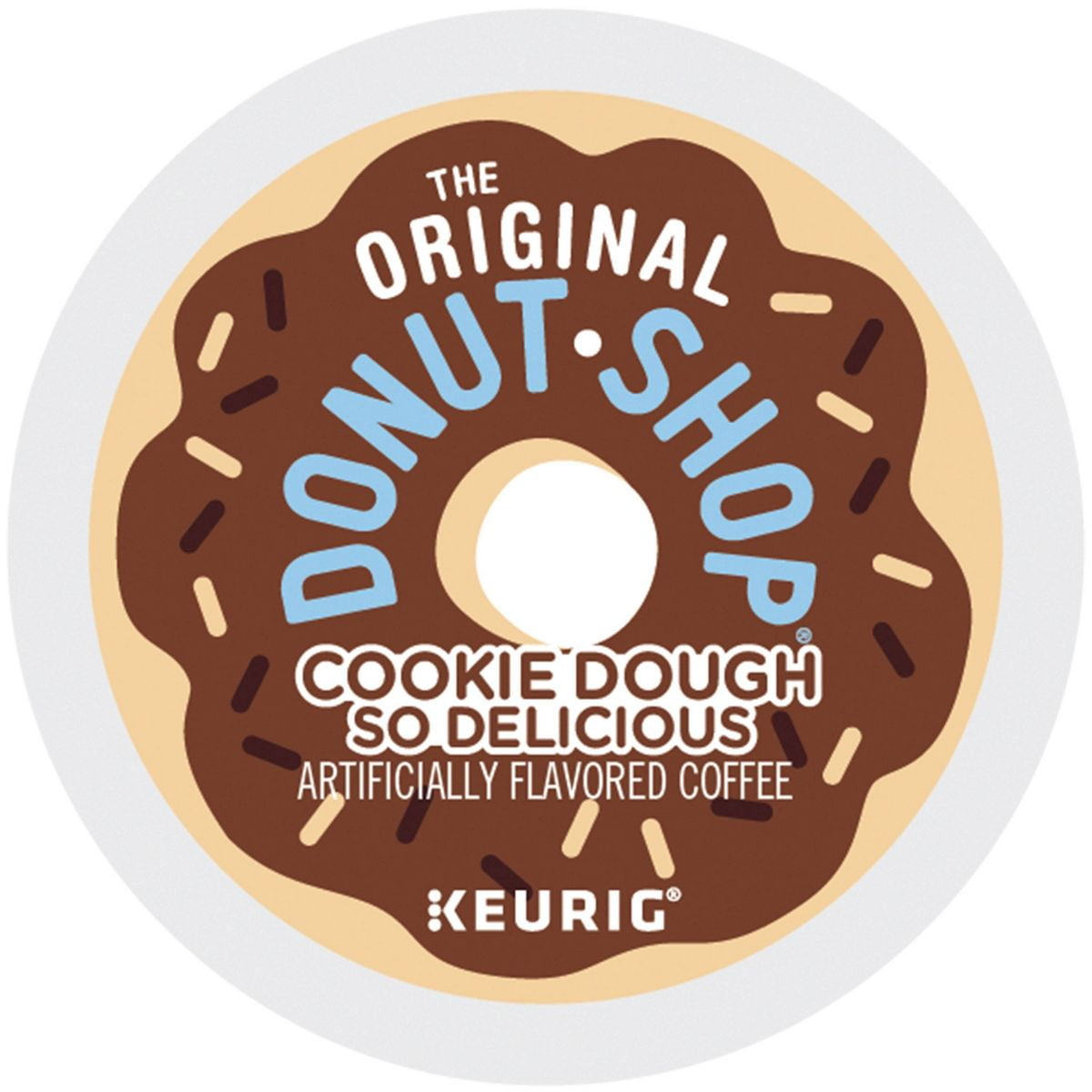The Original Donut Shop Cookie Dough So Delicious Medium Roast Keurig K-Cup Coffee Pods - 24ct