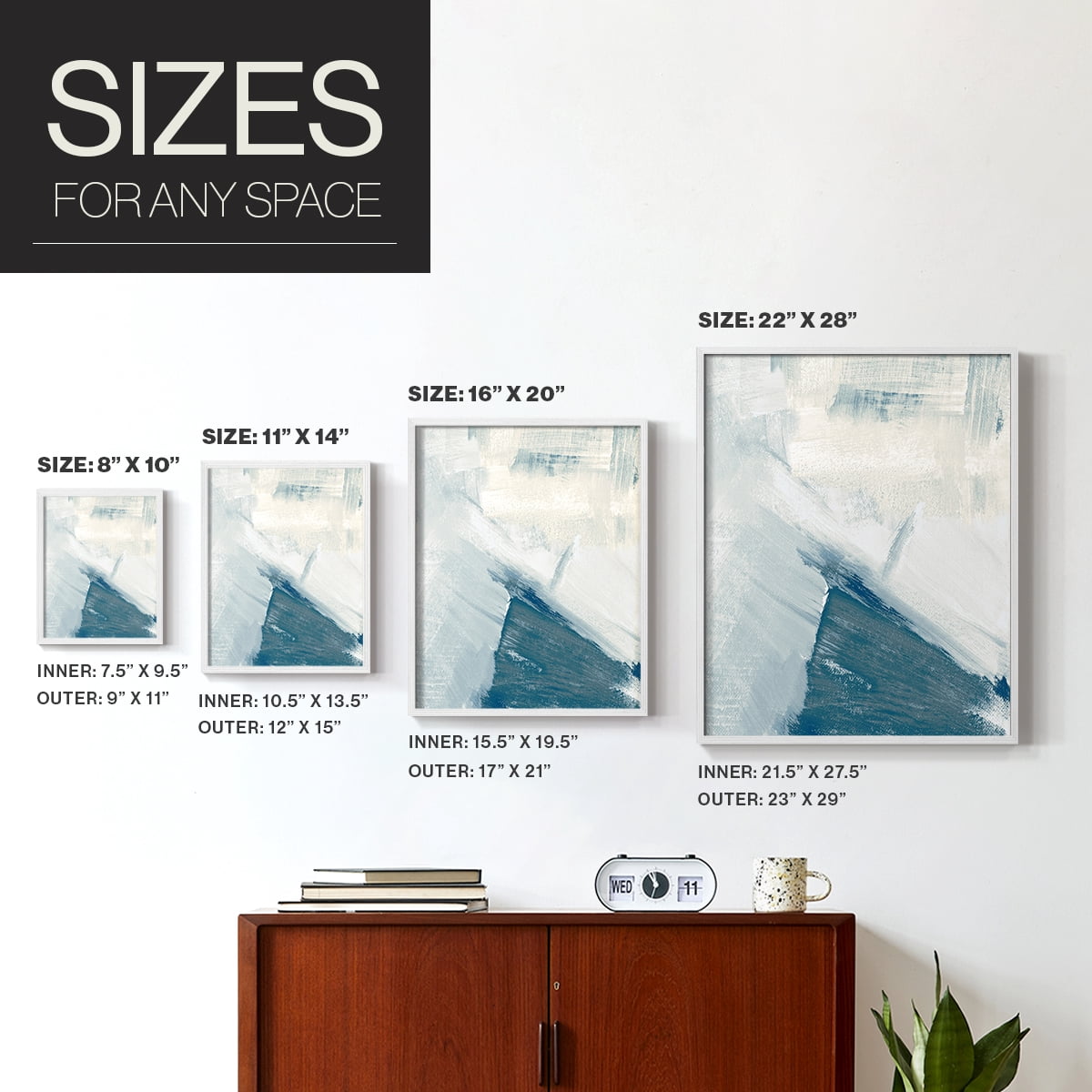 Wind Blown I Framed Print - Solid Wood in Single Picture Frame Solid Wood 2 Framed Print