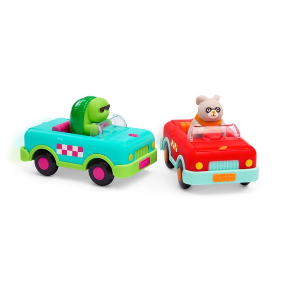 Battat Critter Cruisers Pull Back Friction Powered Cars for 18 Months