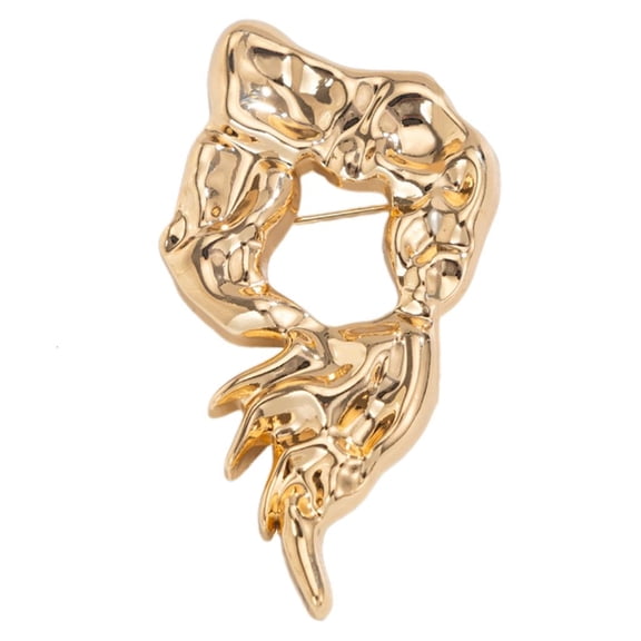 Giaone Fashionable Hollow Alloy Brooch Accessory For Women Seeking Unique Style